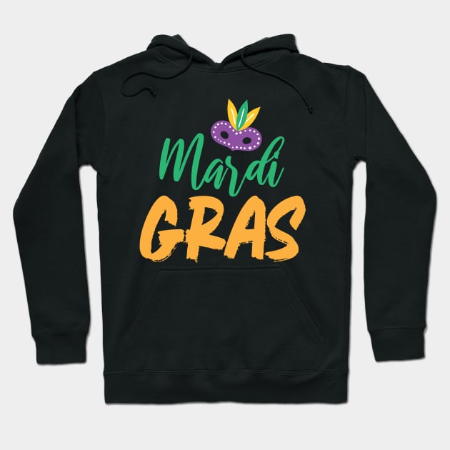 Mardi Gras Dress, Mardi Gras Funny Party Hoodie by chidadesign